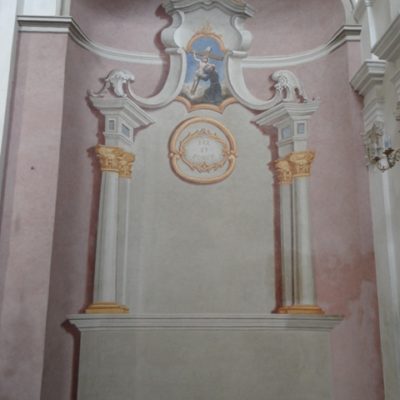 ołtarz św. Franciszka po konserwacji